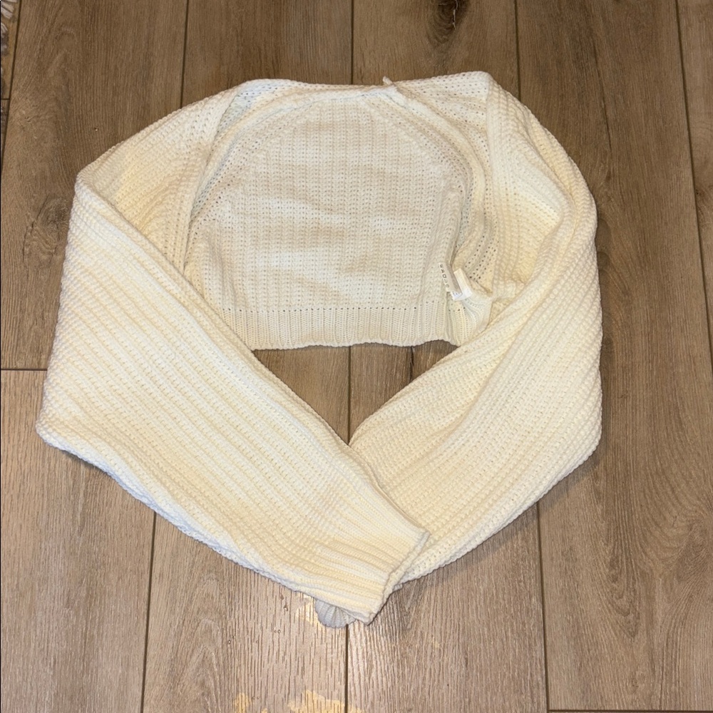 Cream Knit Bolero Shrug